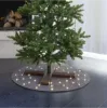 Billede af Teppi til jólatræið v./perum, LED, Grátt, Ø80cm