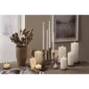 Billede af LED Fýrfatsljós, Flamme Flow, Hvítt, 2 stk, 70x35/55mm