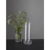Billede af LED Stakaljós, Flamme Rustic, Hvítt, 2,1x25cm, 2 stk