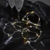 Billede af LED Ljósketa v./perlum, Dew Drops, 1,9 mtr