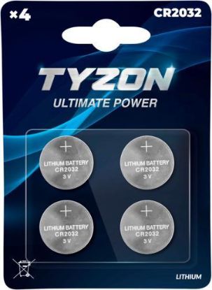 Billede af Tyzon CR2032 4 stk