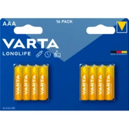 Billede af Varta AAA longlife 16 stk
