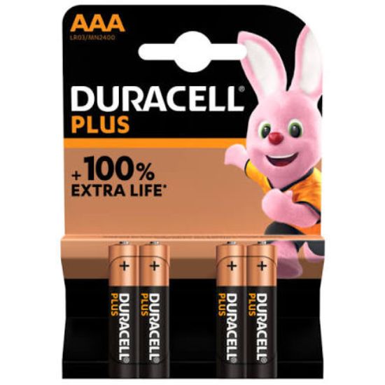 Billede af DURACELL Plus AAA - 4 stk