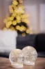 Billede af Glaskúla v./ljósið og glimmur, 13cm